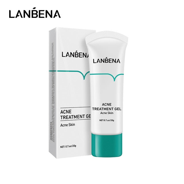 LANBENA Acne Treatment Cream Remove Blackheads Pimples Gel Face Clean Effective Fade Marks Scars Refreshing Repair Damaged Skin