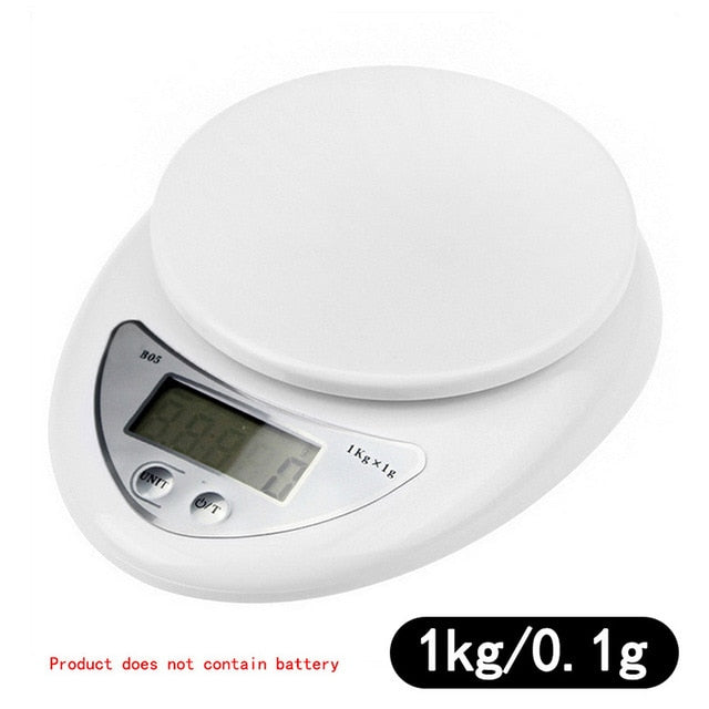 New Electronic Digital Kitchen Food Scale 5kg 5000g/1g Digital Scale Kitchen Food Diet Postal Scale Weight Scales Balance