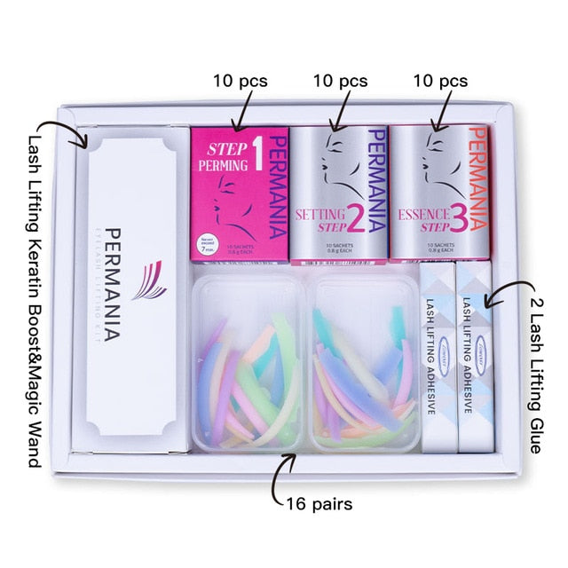 Lomansa Professional Korea Lash Lift Kit for Eyelash Extension Curling Eyelash Lifting Kit Long Lasting Growth Treatment