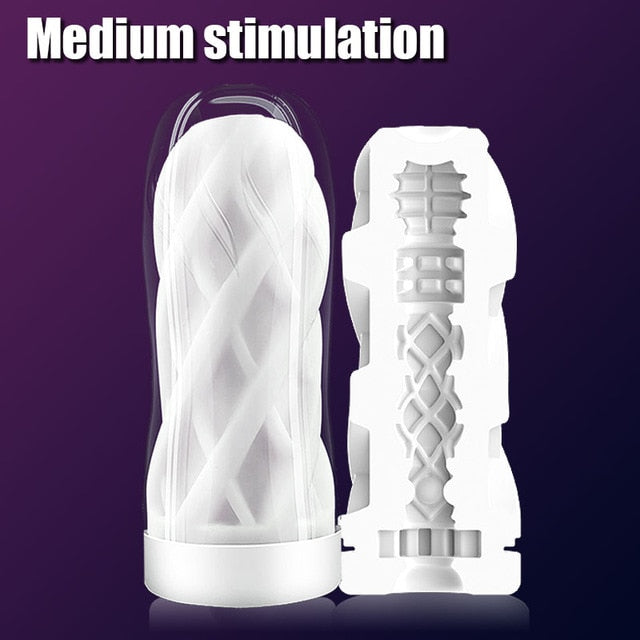 Male Masturbator Cup Soft Pussy Sex Toys Real Vagina Adult Endurance Exercise Sex Products Vacuum Pocket Cup for Men