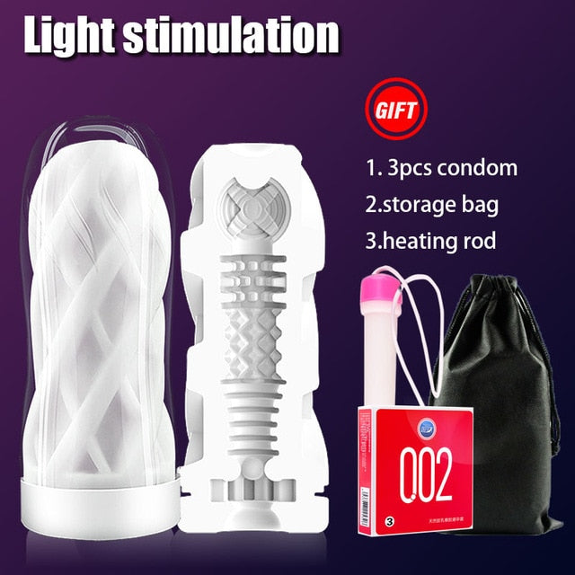 Male Masturbator Cup Soft Pussy Sex Toys Real Vagina Adult Endurance Exercise Sex Products Vacuum Pocket Cup for Men