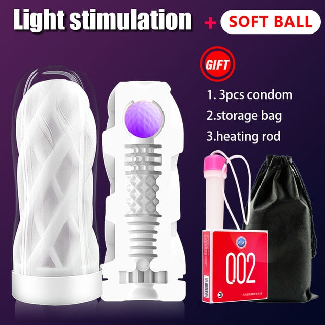 Male Masturbator Cup Soft Pussy Sex Toys Real Vagina Adult Endurance Exercise Sex Products Vacuum Pocket Cup for Men